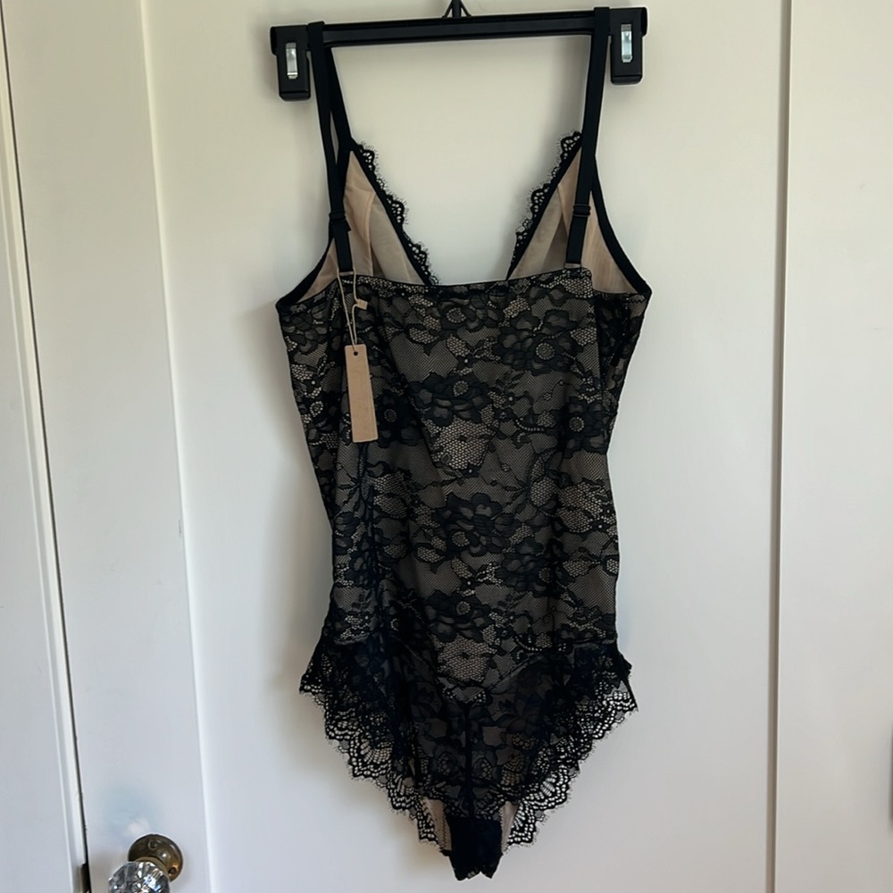🕶️Shapellx Shapewear Firm Control Smoothing Full Lace Black Bodysuit XL - Picture 4 of 8